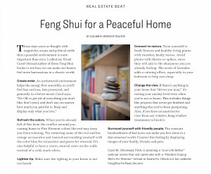 Feng Shui for a Peaceful Home 